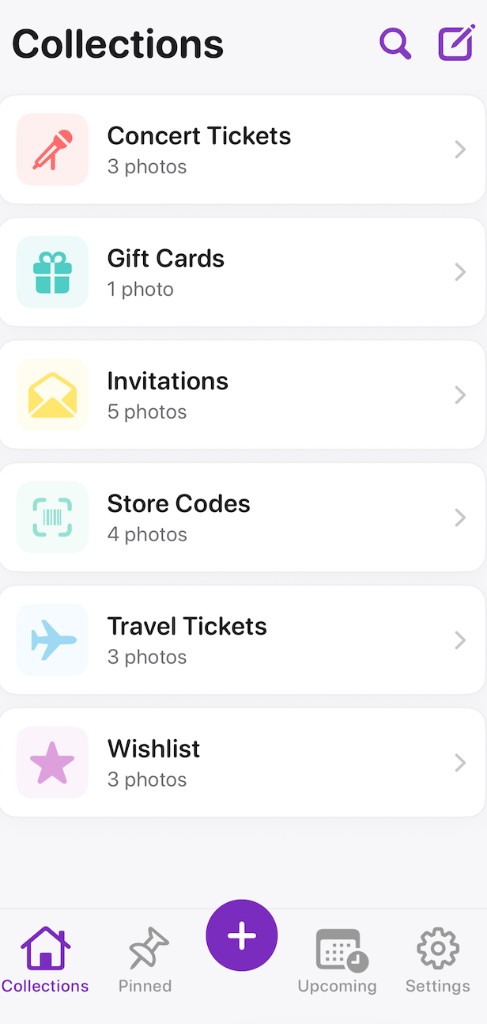 StashIt collections — light mode