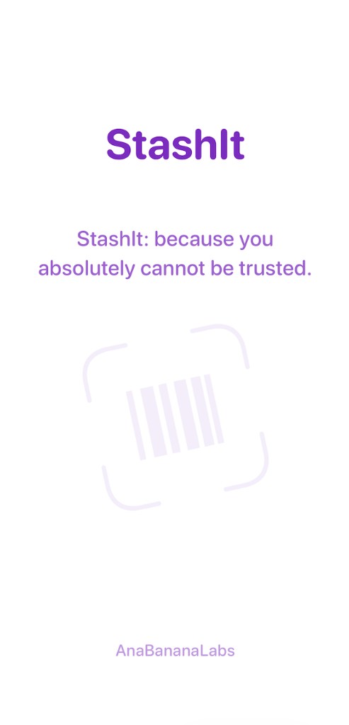 StashIt welcome screen — light mode